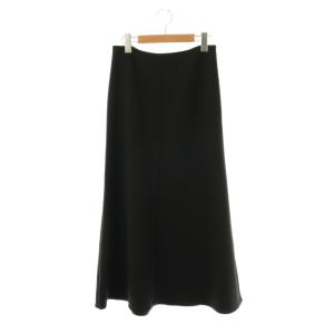 W Cross フレアスカート マキシ ロング 36 黒 ブラック /AT OS