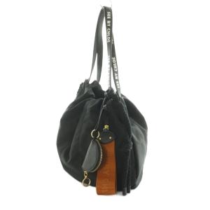 SEE BY CHLOE FLO トートバッグ ナイロン 黒 /MI OS