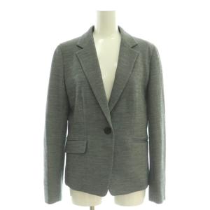 Paul Stuart ウールジャケット×スカート セットアップ 上下 スーツ 6 グレー /AT OS