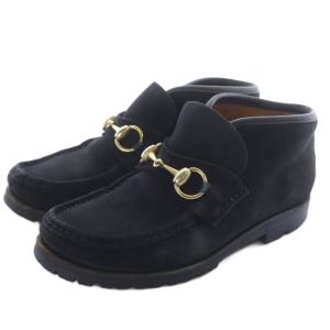 ホースビット モカシン ショートブーツ 35 22cm 黒 ブラック 104 0088 /SR