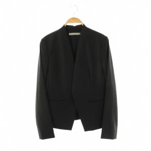 EXECUTIVE DONNA ノーカラージャケット 040 ブラック /ES OS