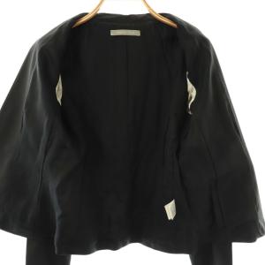 theory luxe EXECUTIVE DONNA ノーカラージャケット 040 ブラック /ES OS