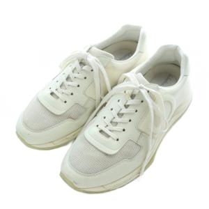 Salvatore Ferragamo Brooklyn スニーカー シューズ ガンチーニ ローカット 8.5 26.5cm 白 ホワイト /RI