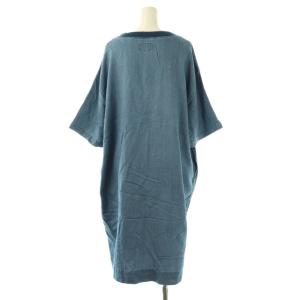 HYSTERIC GLAMOUR RELAX RESEARCH プルオーバーワンピース F ライトブルー ブラック /DO OS
