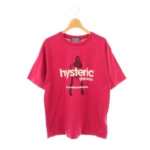 HYSTERIC DELIGHT Tシャツ カットソー M ピンクレッド ブラック ホワイト /DO OS