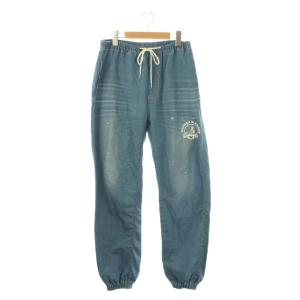 HG SUPERFUZZ イージーパンツ ジョガー M 青 ブルー /AT OS SH