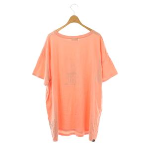 HYSTERIC GLAMOUR BUTTERFLY オーバーサイズTシャツ カットソー F サーモンピンク /DO OS SH