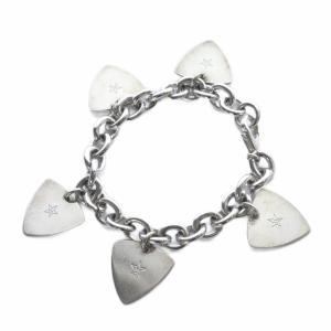 HYSTERIC GLAMOUR 5連ピック チェーン ブレスレット シルバー色 /SR20 SH