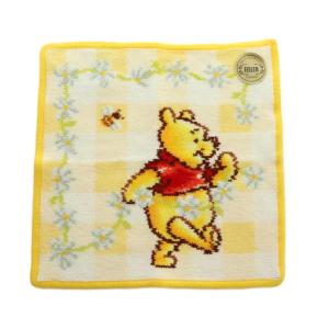 ディズニー Disney くまのプーさん タオルハンカチ 総柄 黄色 /MI OS