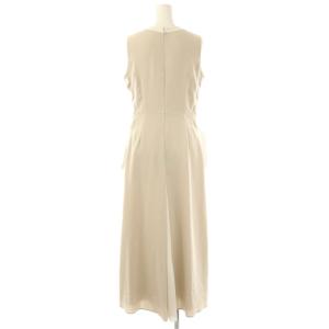 SNIDEL 24SS サイドプリーツバイカラーワンピース 1 ベージュ オフホワイト /DO OS