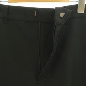 HARE フラワーレースキリカエパンツ ワイド レース F 黒 /CX OS