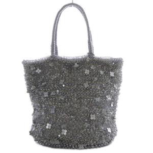 フィオリトゥーラ ワイヤーバッグ トートバッグ ハンドバッグ シルバー色 /YO11