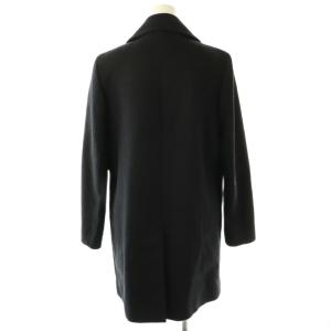 MARGARET HOWELL フォックスブラザーズ ウール Pコート ピーコート 1 ブラック /ES OS