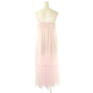 gelato pique 24SS Sweet チュールカップインキャミワンピース F ピンク /DO OS