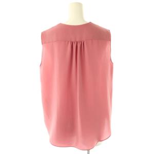 Theory PRIME GGT LIGHT V FLAP TOP ブラウス ノースリーブ S ローズピンク /ES