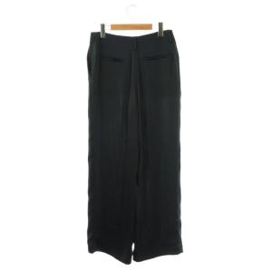 Theory 25SS CRUSHED SATIN R ST CLASSIC PNT サテンパンツ ワイドパンツ 0