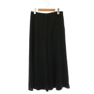 25SS SATIN CREPE WIDE A LEG PNT パンツ 0 ブラック /DO OS