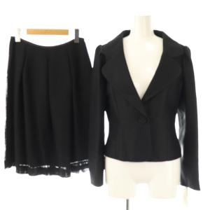 セットアップ ジャケット スカート 38 ブラック /DO OS