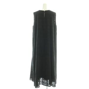 mizuiro ind mizuiroind ノースリーブワンピース マキシ ロング 黒 ブラック /AT OS