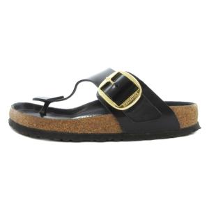 BIRKENSTOCK ギゼービッグバックル Gizeh Big Buckle トングサンダル シャワー レザー 24cm 黒