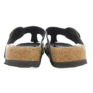 BIRKENSTOCK ギゼービッグバックル Gizeh Big Buckle トングサンダル シャワー レザー 24cm 黒