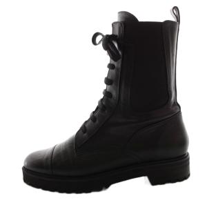 レースアップブーツ ショート 24cm 黒 ブラック /SS OS