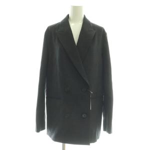 24AW ダブルブレストジャケット テーラード 36 チャコール /CX OS