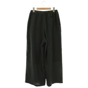 VERMEIL par iena 23SS ドットワイドパンツ イージー 40 グレー /AT OS