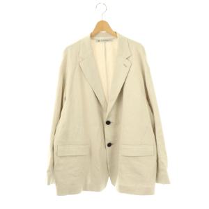  24SS FEB JK リネン テーラードジャケット オーバーサイズ ライトグレージュ /CX OS
