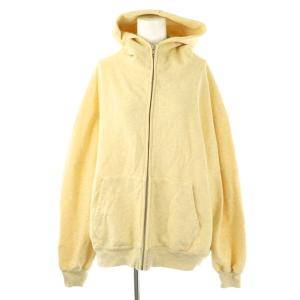 24SS FEB フーディ ジップ パーカー イエロー /HK OS