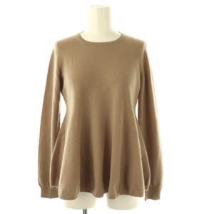 カシミヤ フレアニット セーター 1 モカブラウン /ES OS