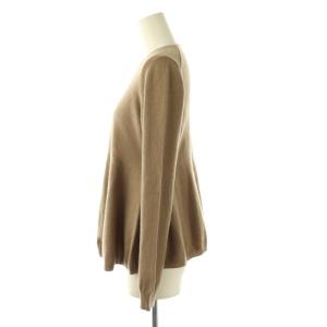 Drawer カシミヤ フレアニット セーター 1 モカブラウン /ES OS