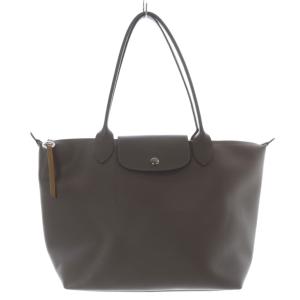 ルプリアージュ シティ L トートバッグ ハンドバッグ レザー 茶 ブラウン /SR2