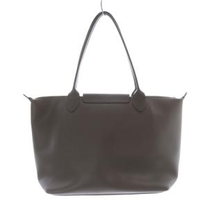 Longchamp ルプリアージュ シティ L トートバッグ ハンドバッグ レザー 茶 ブラウン /SR2