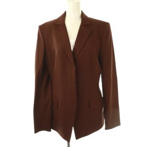 テーラードジャケット シングル I44 ブラウン /DF OS