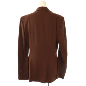 Salvatore Ferragamo テーラードジャケット シングル I44 ブラウン /DF OS