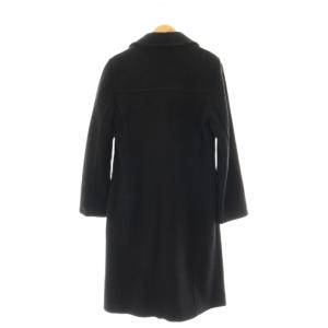 BURBERRY BLUE LABEL ウール カシミヤ混 ダッフルコート 38 ブラック /ES OS