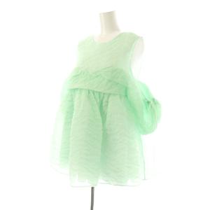 Cecilie Bahnsen トップス ブラウス プルオーバー シアー US4 ライトグリーン 1.23RTW11032