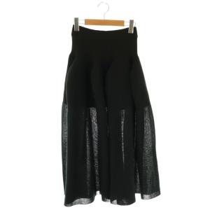 POTTERY LUCENT GLITTER SKIRT 1 ブラック ネイビー