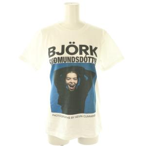 Kevin Cummins  Bjork Photo T Tシャツ カットソー 半袖 F 白 ホワイト
