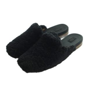 Janaya Cozy Mule ムートンシューズ ミュール ボア US6 23.0cm 黒 1130815