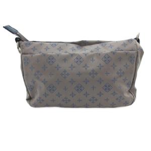 russet ショルダーバッグ ロゴ 総柄 グレー /JS