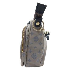 russet ショルダーバッグ ロゴ 総柄 グレー /JS