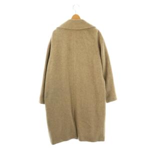 theory luxe ウール チェスターコート ロング 38 ベージュ /HK OS