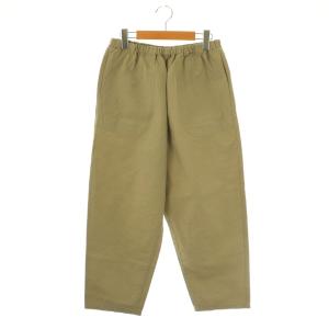 コットンリネンイージーパンツ 36 オリーブ色 /NR OS