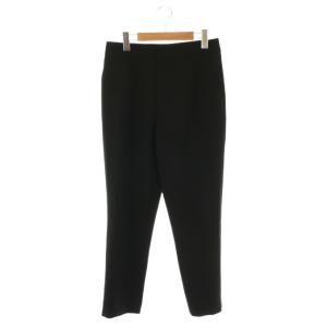 25SS ダブルクロスバックスリットパンツ テーパード 2 黒 /CX OS