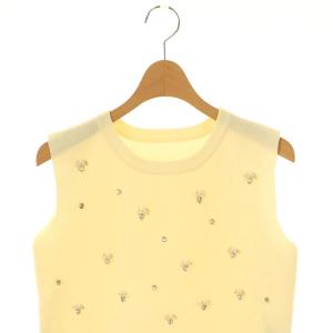 Loulou Willoughby 25SS ジュエルプルオーバー ニット カットソー 2 アイボリー /CX OS