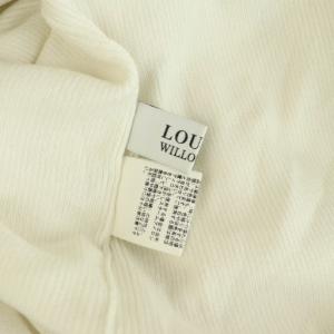 Loulou Willoughby 25AW メタリックヤーンケーププルオーバー リブニット ノースリーブ 2 ホワイト /MY OS