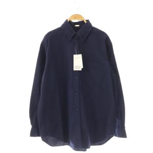 OXFORD BD シャツ 長袖 ネイビー /HK OS