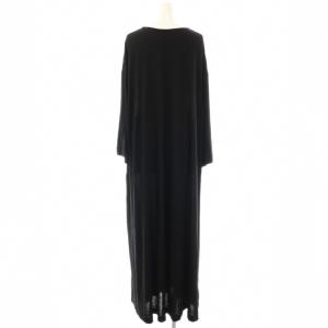 Deuxieme Classe Snazzy ドレス ワンピース ロング 長袖 ブラック /HK OS